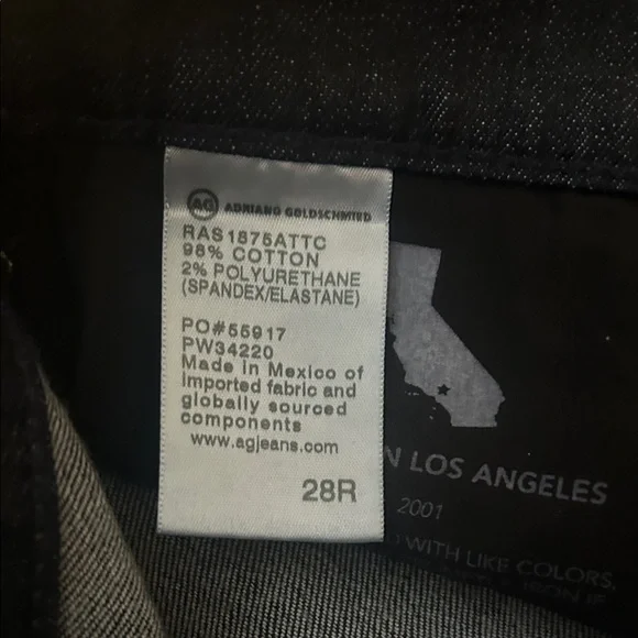 AG Mari High Rise Slim Straight Jeans - Picture 3 of 3